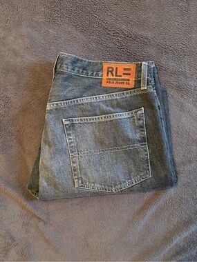 Vintage Polo Jeans Co. RL Denim Jeans - Faded Black 
Size 34-30